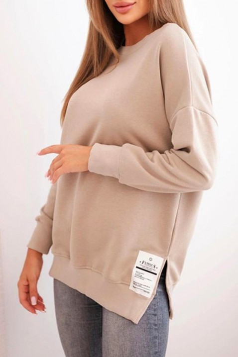 Bluzka IPONELXA BEIGE, Kolor :  beżowy, IVET.PL - Modna odzież