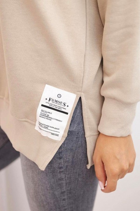 Bluzka IPONELXA BEIGE, Kolor :  beżowy, IVET.PL - Modna odzież