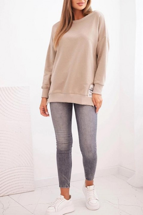 Bluzka IPONELXA BEIGE, Kolor :  beżowy, IVET.PL - Modna odzież