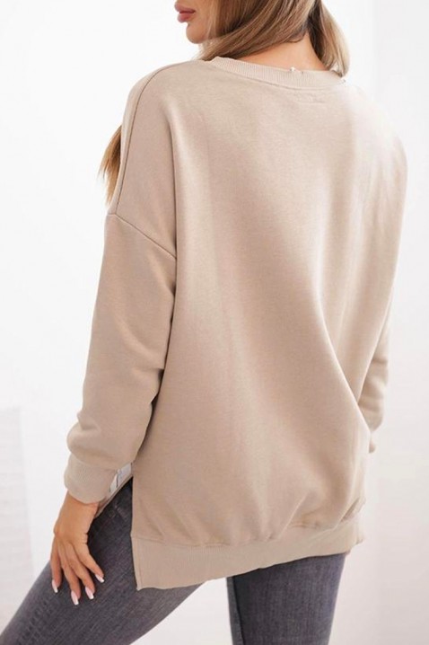 Bluzka IPONELXA BEIGE, Kolor :  beżowy, IVET.PL - Modna odzież