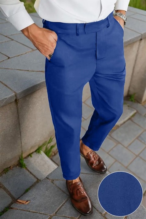 Spodnie JINZO BLUE, Kolor : chabrowy, IVET.PL - Modna odzież