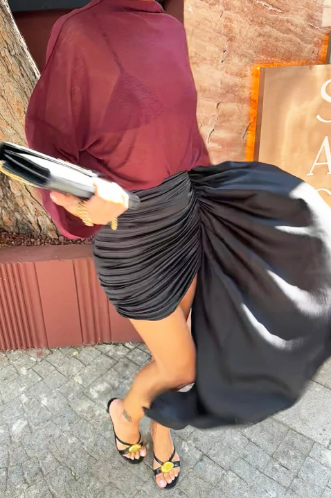 Spódnica FREZILIA, Kolor : czarny, IVET.PL - Modna odzież