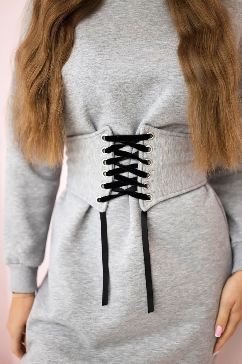 Sukienka DIMANZA GREY - Krótkie sukienki | Ivet.PL Sukienka DIMANZA GREY, Kolor : szary, IVET.PL - Modna odzież