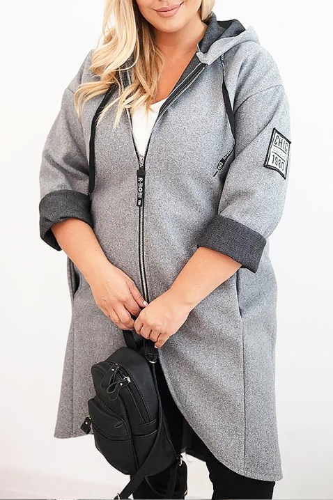 Bluza MAKREZA GREY, Kolor : szary, IVET.PL - Modna odzież