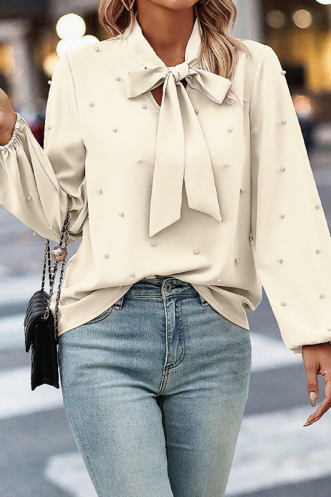 Bluzka BILDANA ECRU - Bluzki | Ivet.PL Bluzka BILDANA ECRU, Kolor : ecru, IVET.PL - Modna odzież