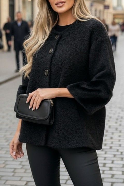 Płaszcz KRENINA BLACK, Kolor : czarny, IVET.PL - Modna odzież