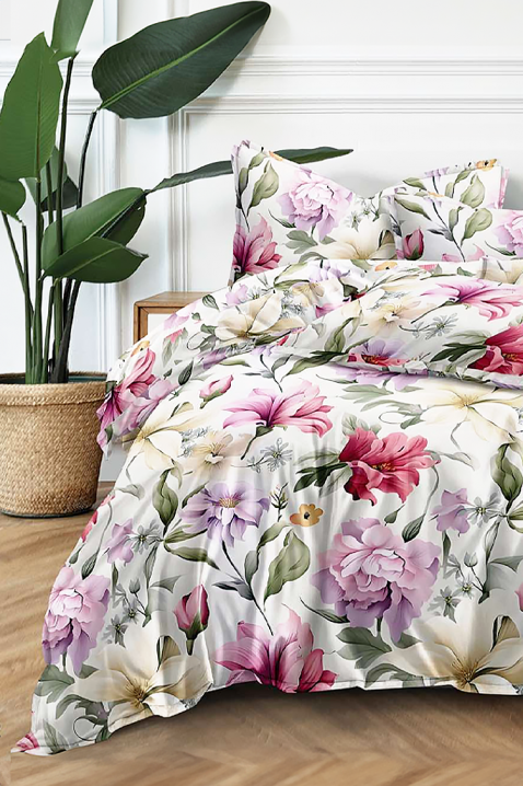 Komplet pościeli ILOMENFA 200x220 cm bawełna - 4 elementy, Kolor : wielokolorowy, IVET.PL - Modna odzież