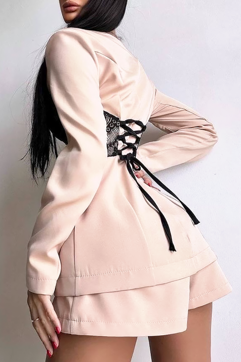 Komplet RENESANSA BEIGE, Kolor :  beżowy, IVET.PL - Modna odzież