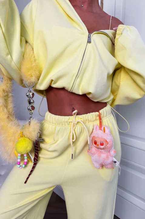 Komplet GLANZANA, Kolor : żółty, IVET.PL - Modna odzież