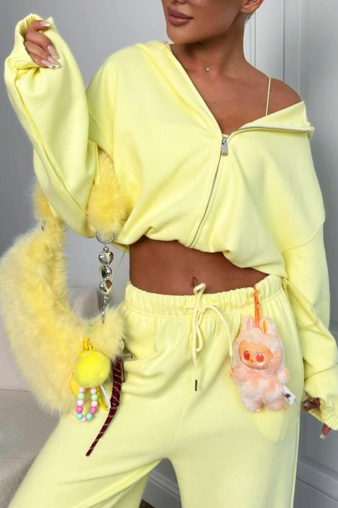 Komplet GLANZANA, Kolor : żółty, IVET.PL - Modna odzież