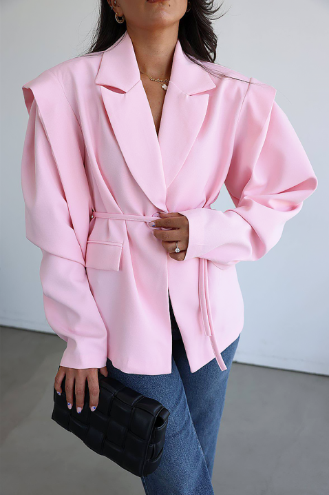 Marynarka LAMINDA PINK, Kolor : różowy, IVET.PL - Modna odzież