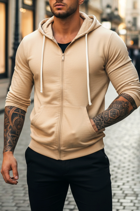 Bluza VONTEZO BEIGE, Kolor :  beżowy, IVET.PL - Modna odzież