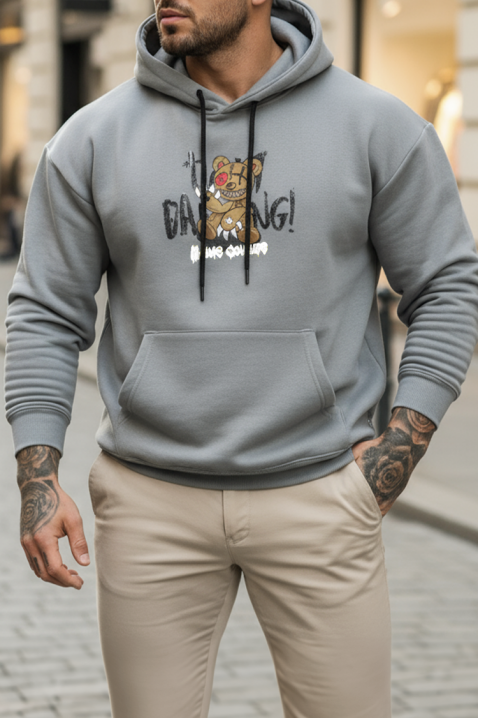 Bluza REBERGO GREY, Kolor : szary, IVET.PL - Modna odzież