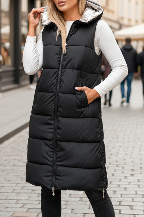 Kamizelka KALMORDA, Kolor : czarny, IVET.PL - Modna odzież