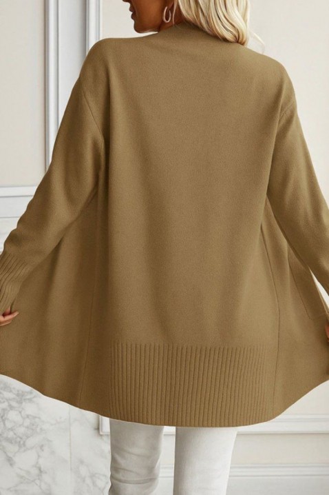 Kardigan MALFORZA KHAKI, Kolor : khaki, IVET.PL - Modna odzież