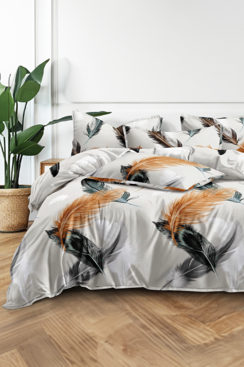 Komplet pościeli MNOFELA 140x200 cm bawełna - 4 elementy, Kolor : wielokolorowy, IVET.PL - Modna odzież