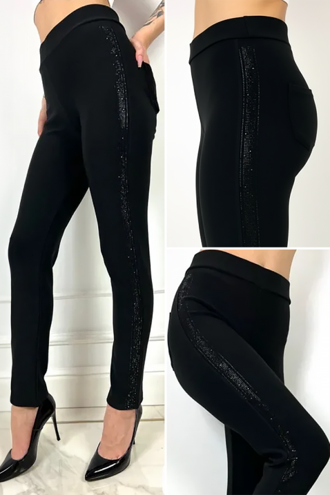 Legginsy PARAMINZA, Kolor : czarny, IVET.PL - Modna odzież