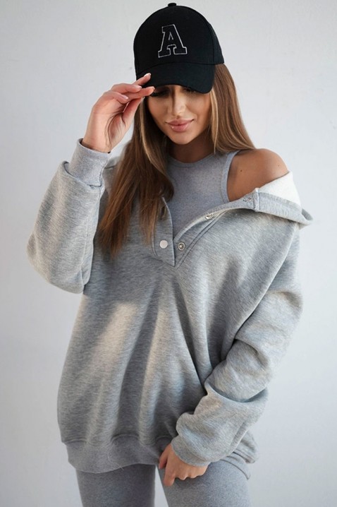 Komplet BRIMORLA GREY, Kolor : szary, IVET.PL - Modna odzież