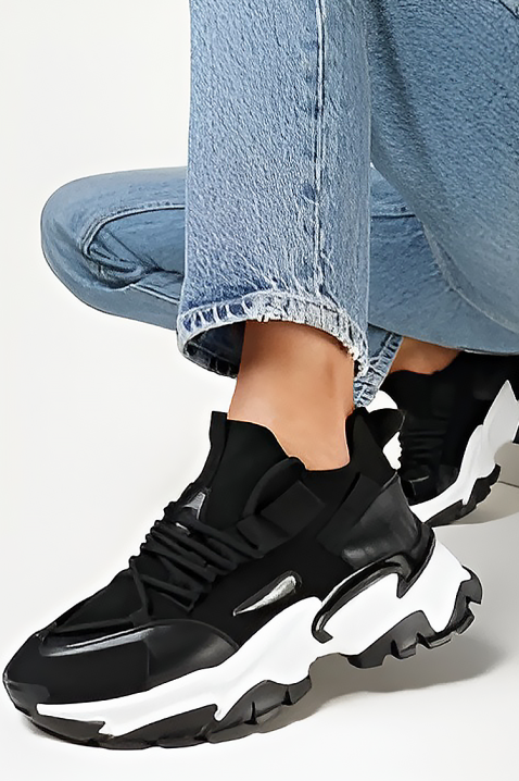 Sneakersy MARZANA BLACK, Kolor : czarny, IVET.PL - Modna odzież