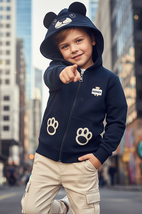 Bluza NAVZINI NAVY, Kolor : granatowy, IVET.PL - Modna odzież