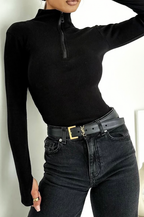 Body - bluzka KERMOLZA BLACK, Kolor : czarny, IVET.PL - Modna odzież
