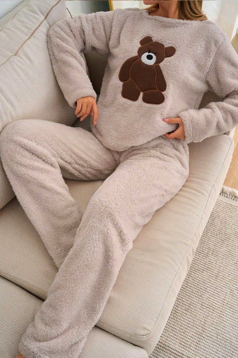 Piżama MECHITA BEIGE, Kolor :  beżowy, IVET.PL - Modna odzież