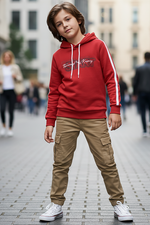 Bluza LORINDI RED, Kolor : czerwony, IVET.PL - Modna odzież