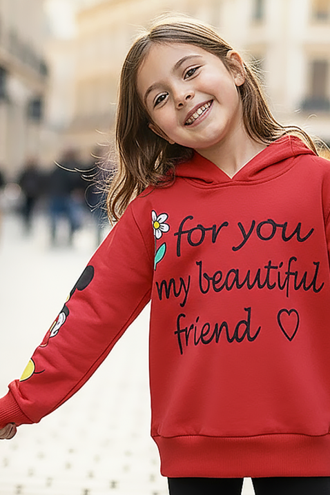 Bluza LOLINZI RED, Kolor : czerwony, IVET.PL - Modna odzież