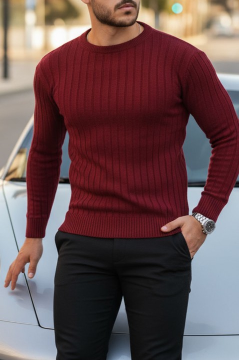 Sweter SOMERGO BORDO, Kolor : bordowy, IVET.PL - Modna odzież