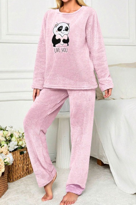 Piżama AGAVINA PINK, Kolor : różowy, IVET.PL - Modna odzież