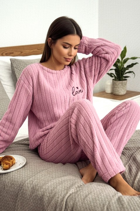 Piżama AMBOLESA PINK, Kolor : różowy, IVET.PL - Modna odzież