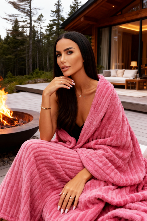 Koc FELISARA FUCHSIA 220x240 cm - Tekstylia domowe | Ivet.PL Koc FELISARA FUCHSIA 220x240 cm, Kolor : fuksja, IVET.PL - Modna odzież