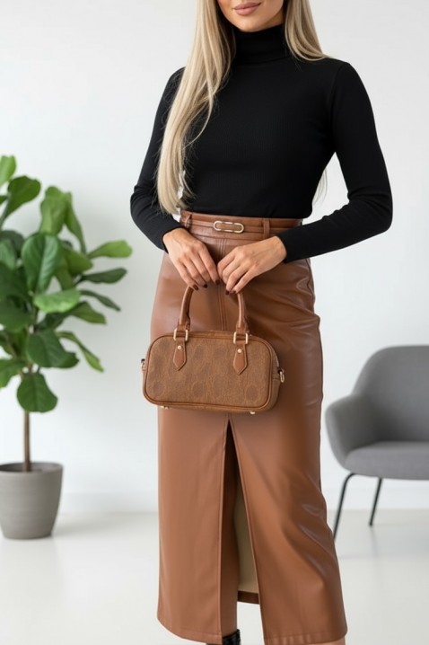 Spódnica SELILONA CAMEL, Kolor : jasnobrązowy, IVET.PL - Modna odzież