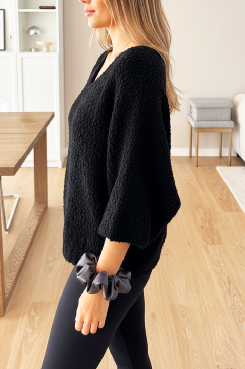 Sweter FRANOLFA BLACK, Kolor : czarny, IVET.PL - Modna odzież