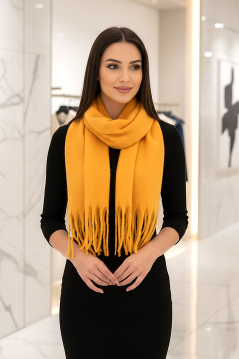 Szal VLOEDINA YELLOW, Kolor : żółty, IVET.PL - Modna odzież