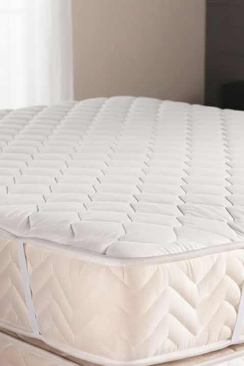 Wodoodporny ochraniacz na materac LIONEFI 100x200 cm, Kolor : biały, IVET.PL - Modna odzież