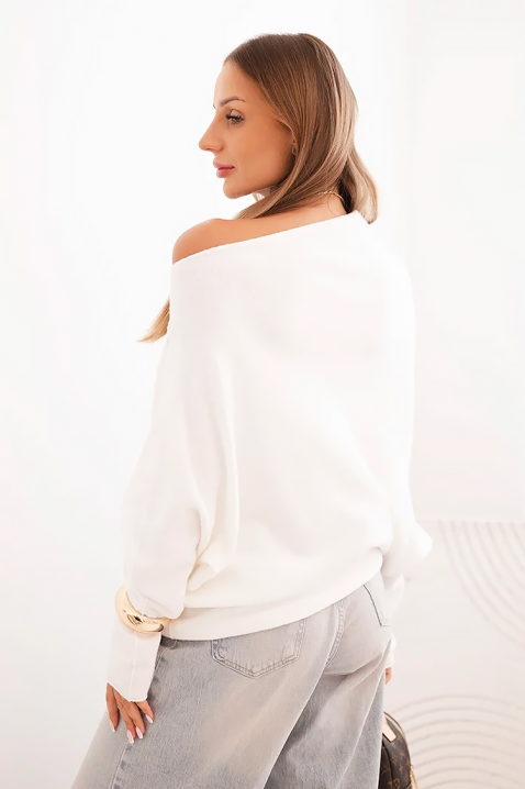 Sweter CROLMEDRA ECRU, Kolor : ecru, IVET.PL - Modna odzież
