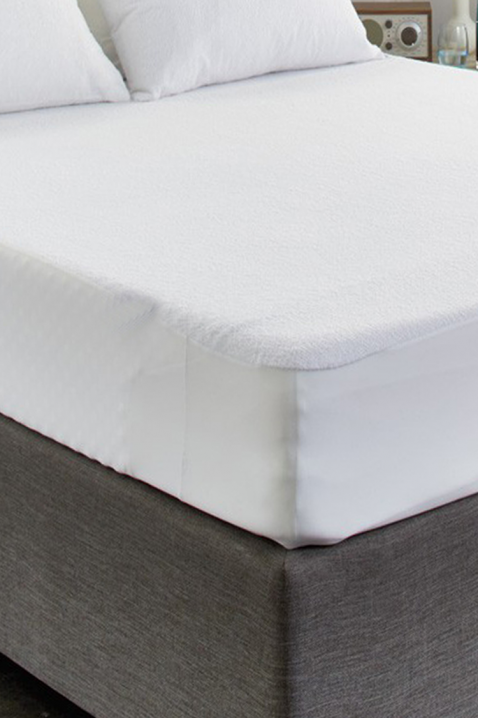 Wodoodporny ochraniacz na materac BIONEGI 100x200 cm, Kolor : biały, IVET.PL - Modna odzież