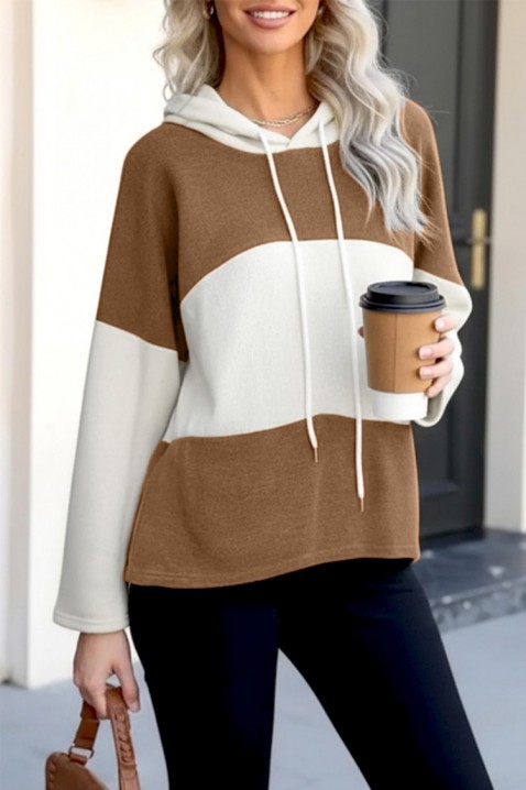 Bluza GRANZALIA BROWN, Kolor : wielokolorowy, IVET.PL - Modna odzież