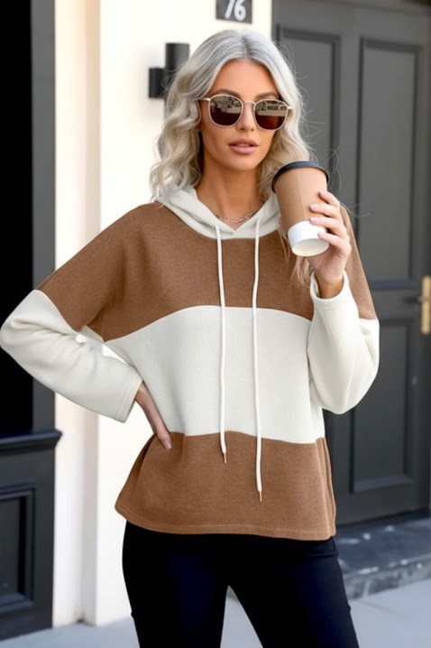 Bluza GRANZALIA BROWN, Kolor : wielokolorowy, IVET.PL - Modna odzież