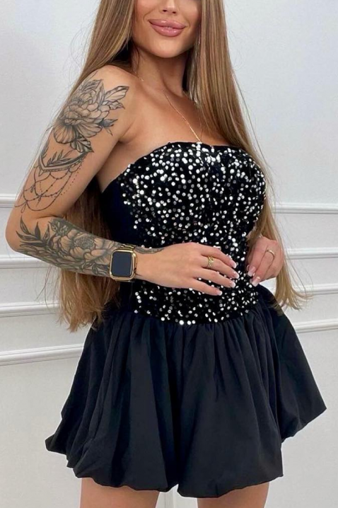 Sukienka BRILIANA BLAC, Kolor : czarny, IVET.PL - Modna odzież