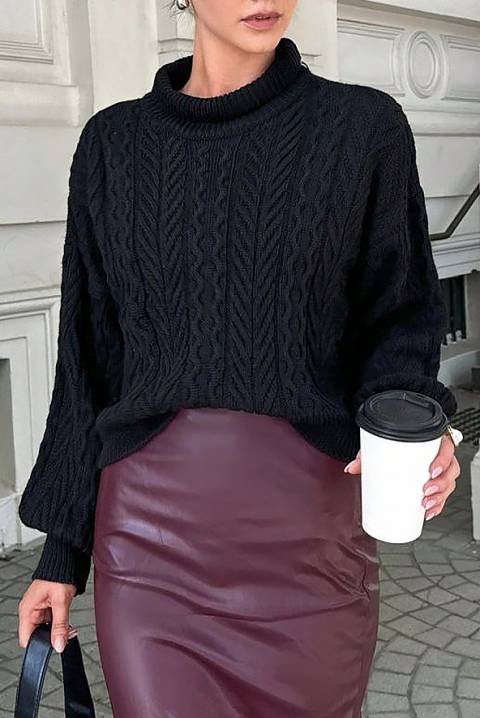 Sweter ALZENA, Kolor : czarny, IVET.PL - Modna odzież