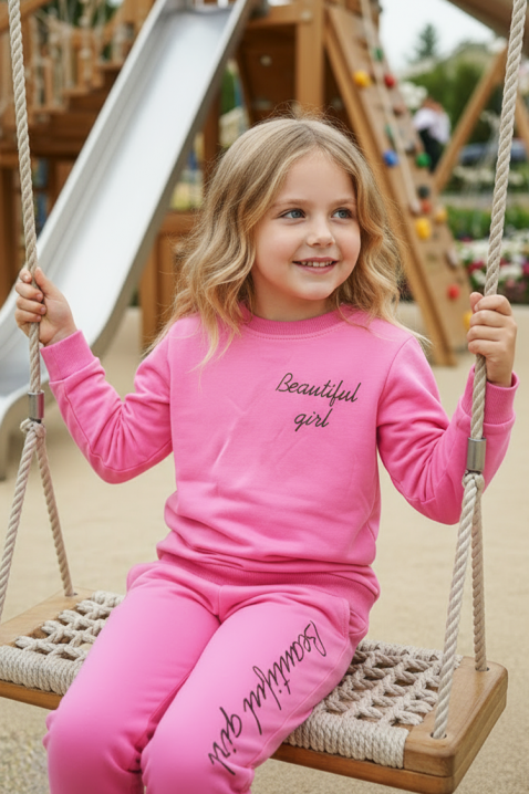 Komplet BRIKANI PINK, Kolor : różowy, IVET.PL - Modna odzież