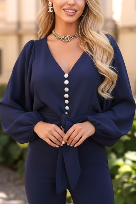 Bluzka AMORZANA NAVY, Kolor : granatowy, IVET.PL - Modna odzież