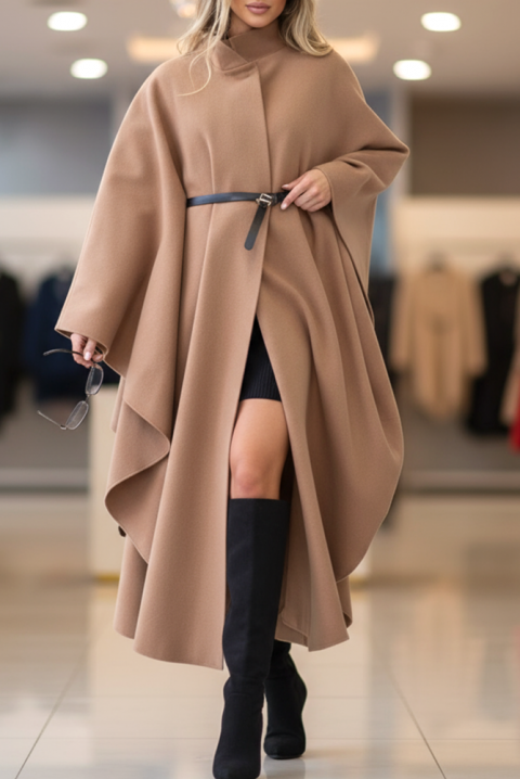 Płaszcz SELEDAYA BEIGE, Kolor :  beżowy, IVET.PL - Modna odzież