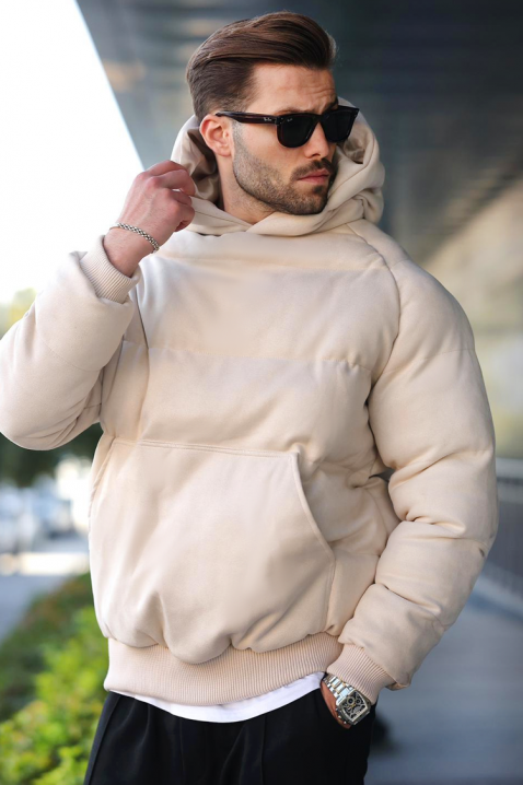 Kurtka typu anorak DETRIX BEIGE, Kolor :  beżowy, IVET.PL - Modna odzież