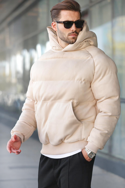 Kurtka typu anorak DETRIX BEIGE, Kolor :  beżowy, IVET.PL - Modna odzież