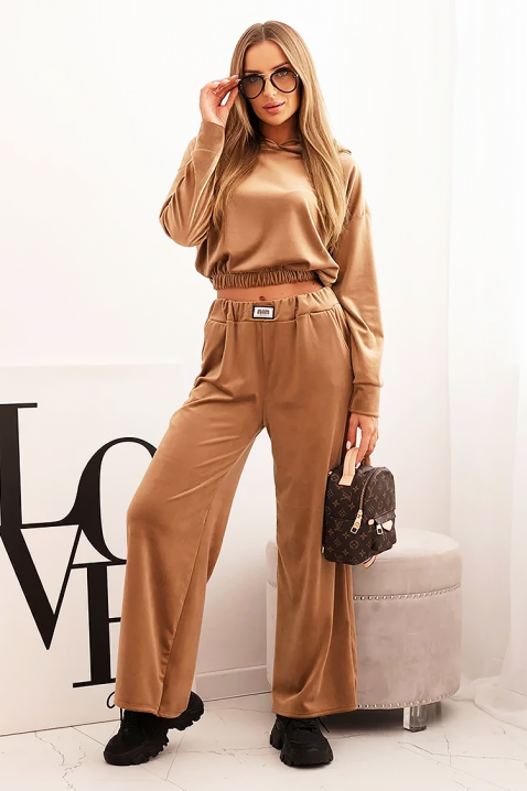 Komplet TELULZA CAMEL, Kolor : jasnobrązowy, IVET.PL - Modna odzież