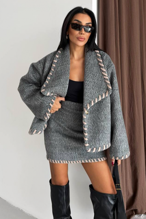 Komplet ADELVIRA GREY, Kolor : szary, IVET.PL - Modna odzież