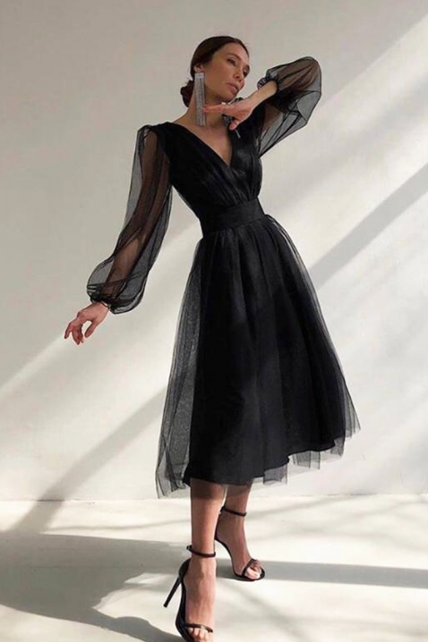 Sukienka LUMINZA BLACK, Kolor : czarny, IVET.PL - Modna odzież